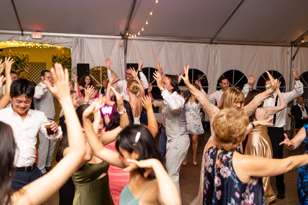 Wedding reception dance floor moments at Glen Ellen Farm in Frederick, MD