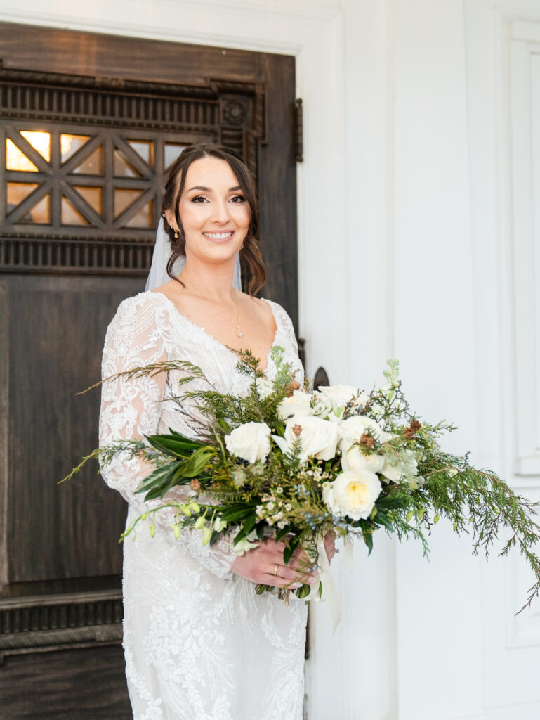 Overhills Mansion wedding bridal portrait, setting a wedding budget