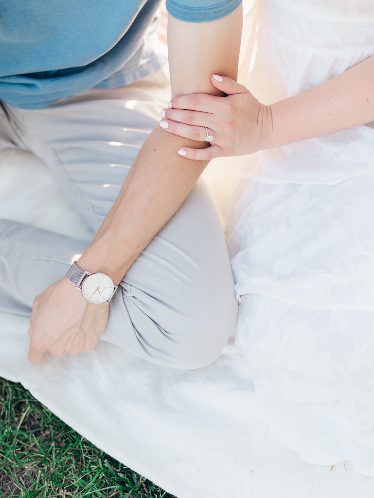 engagement ring detail
