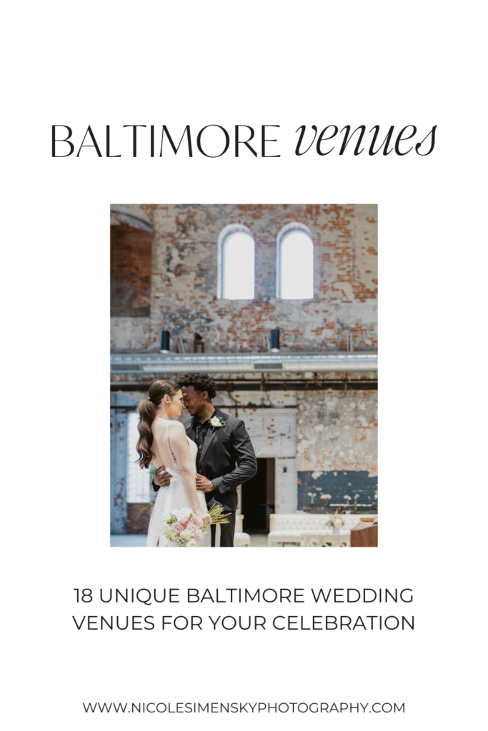 18 Must See Baltimore Maryland Wedding Venues