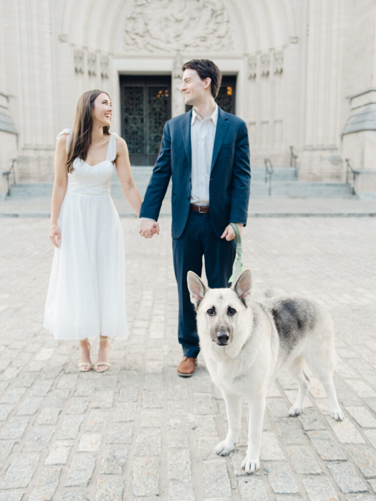 Amanda & Austin Washington National Cathedral engagement session