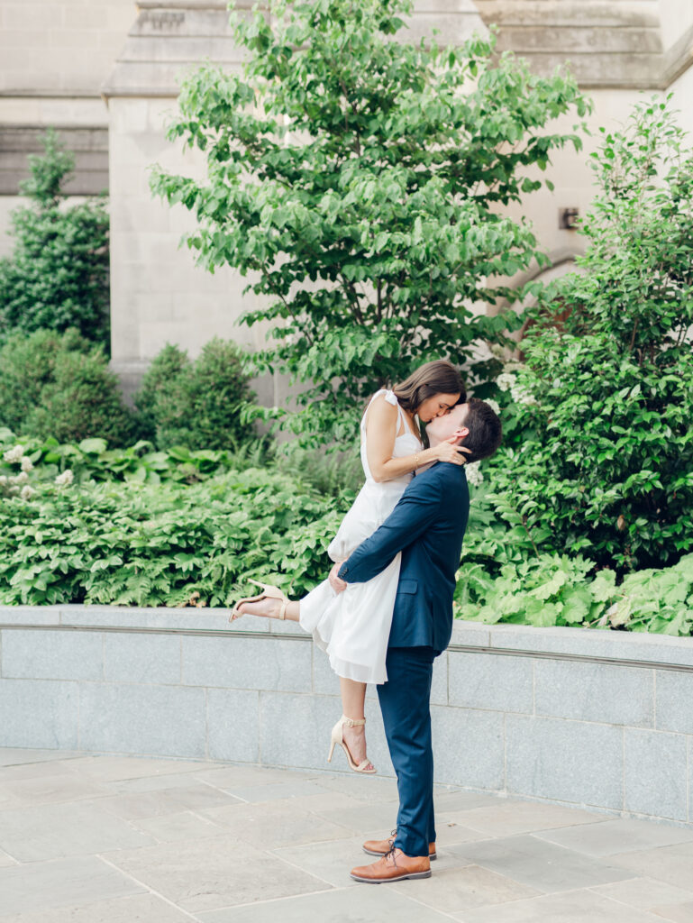 Amanda & Austin Washington National Cathedral engagement session