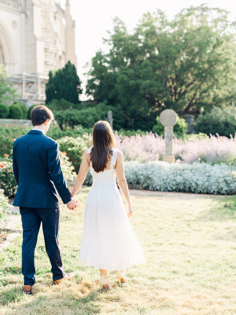 Amanda & Austin Washington National Cathedral engagement session