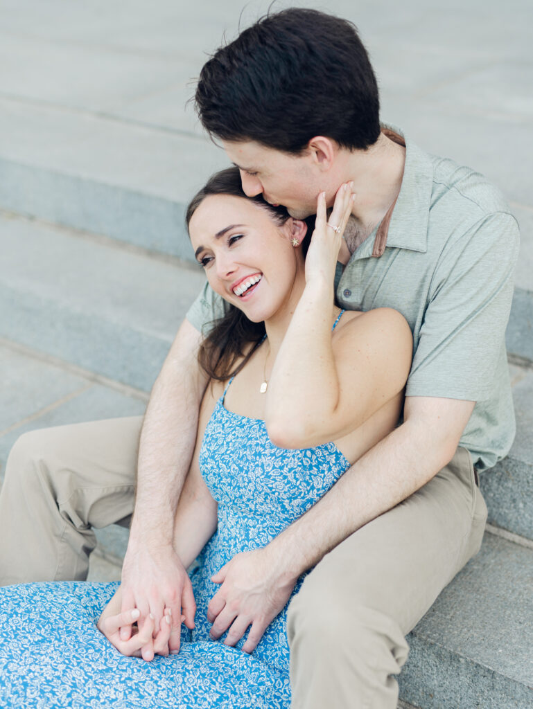 Amanda & Austin Washington National Cathedral engagement session