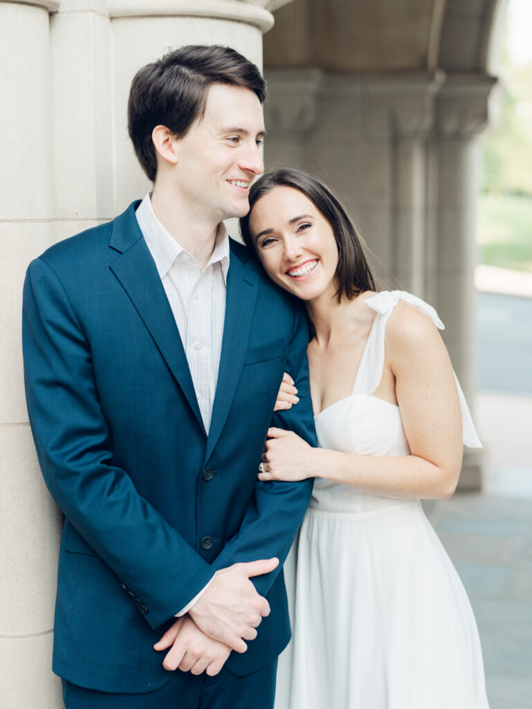 Amanda & Austin Washington National Cathedral engagement session