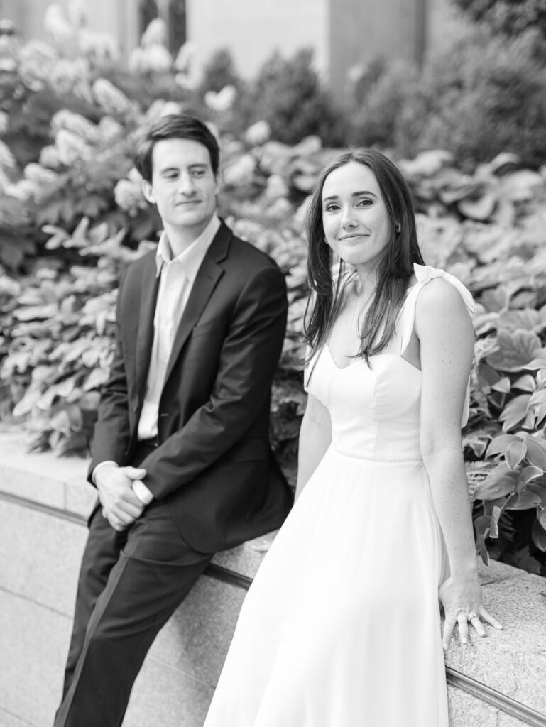 Amanda & Austin Washington National Cathedral engagement session