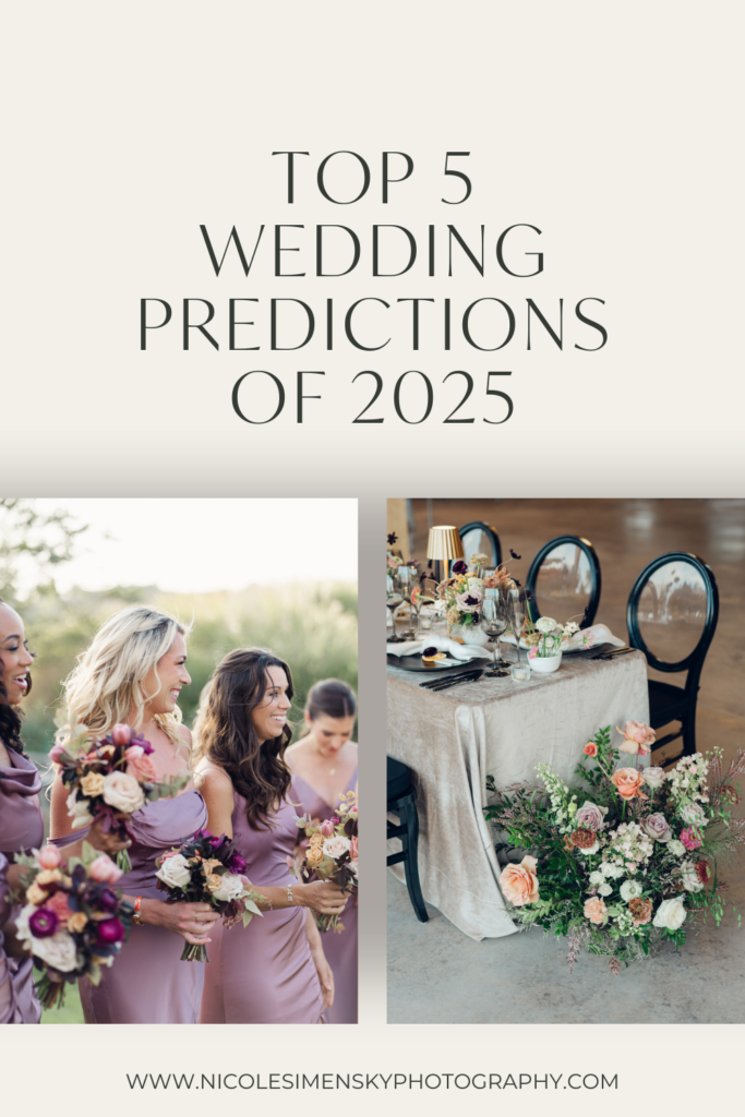 2025 Wedding predictions by a Baltimore Wedding Photographer