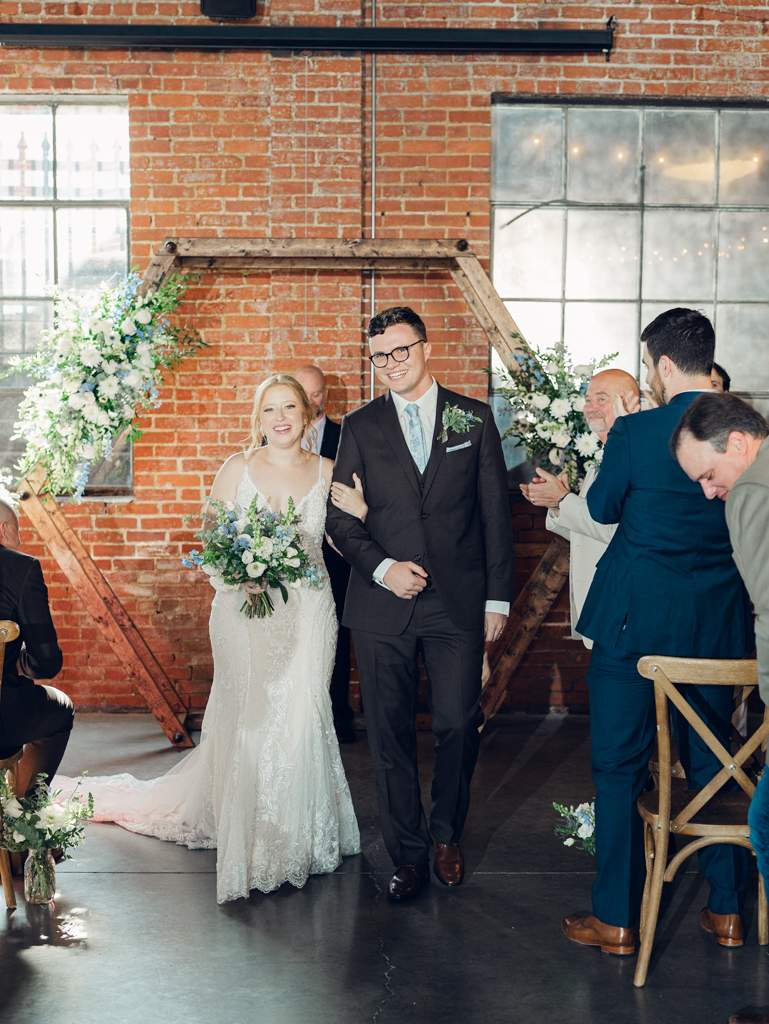 McClintock Distilling Wedding ceremony in Frederick, Maryland