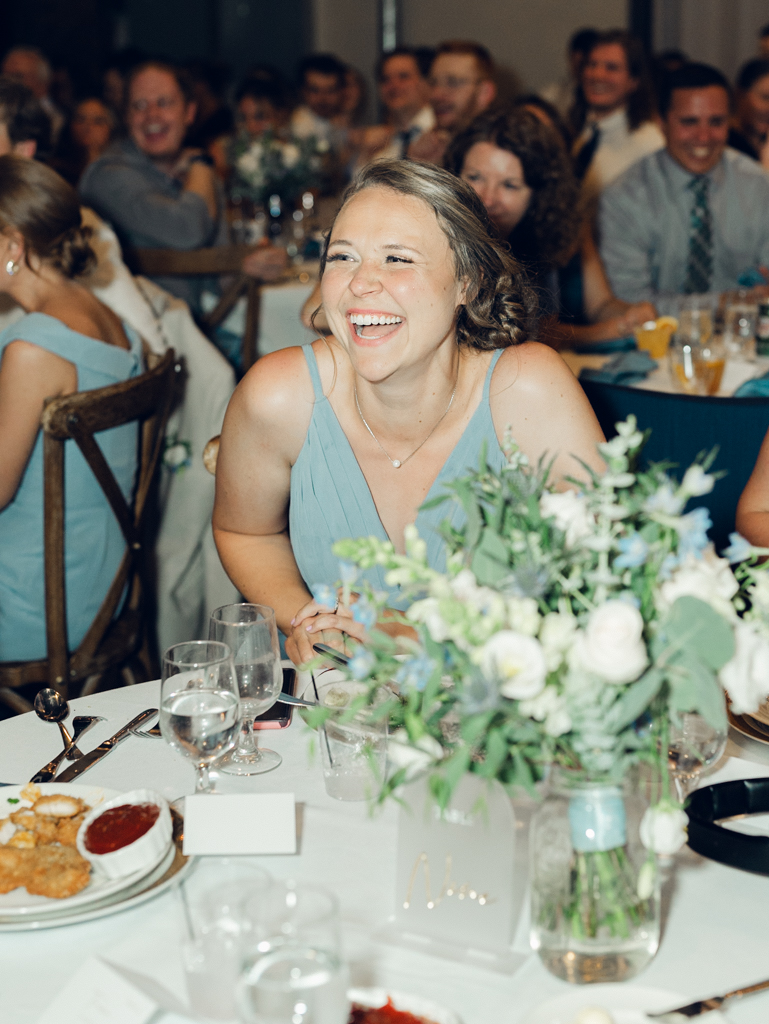 Toasts during Anna and Sam's McClintock Distilling Wedding in Frederick, Maryland