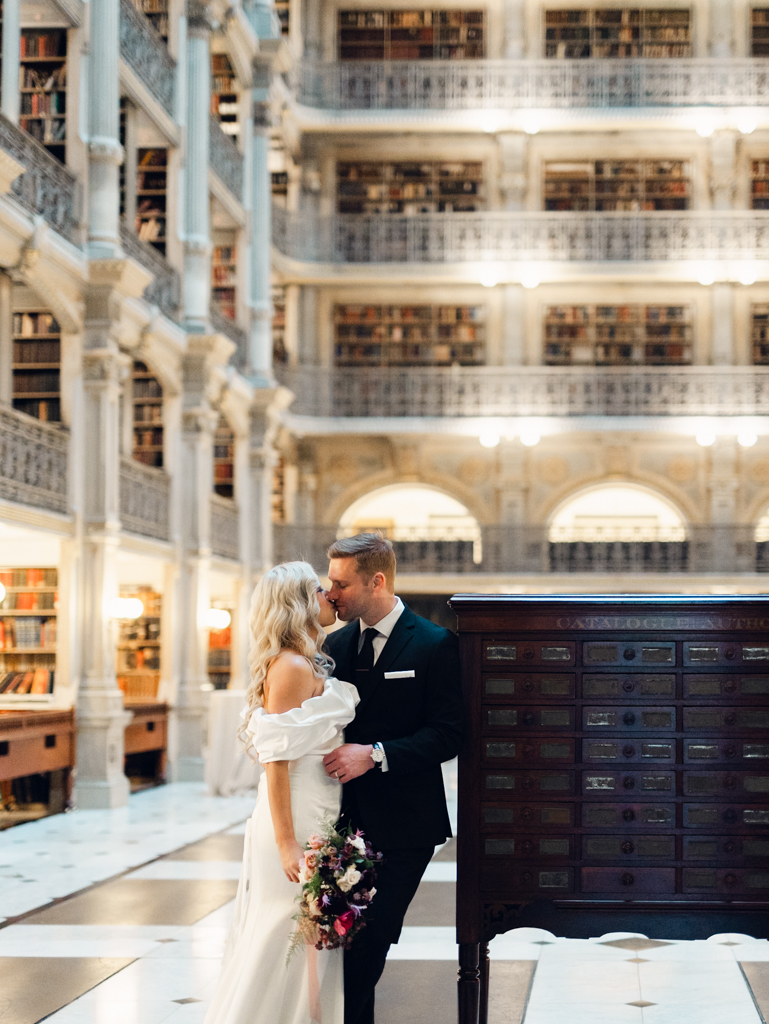 Unique Baltimore wedding venue - George Peabody Library