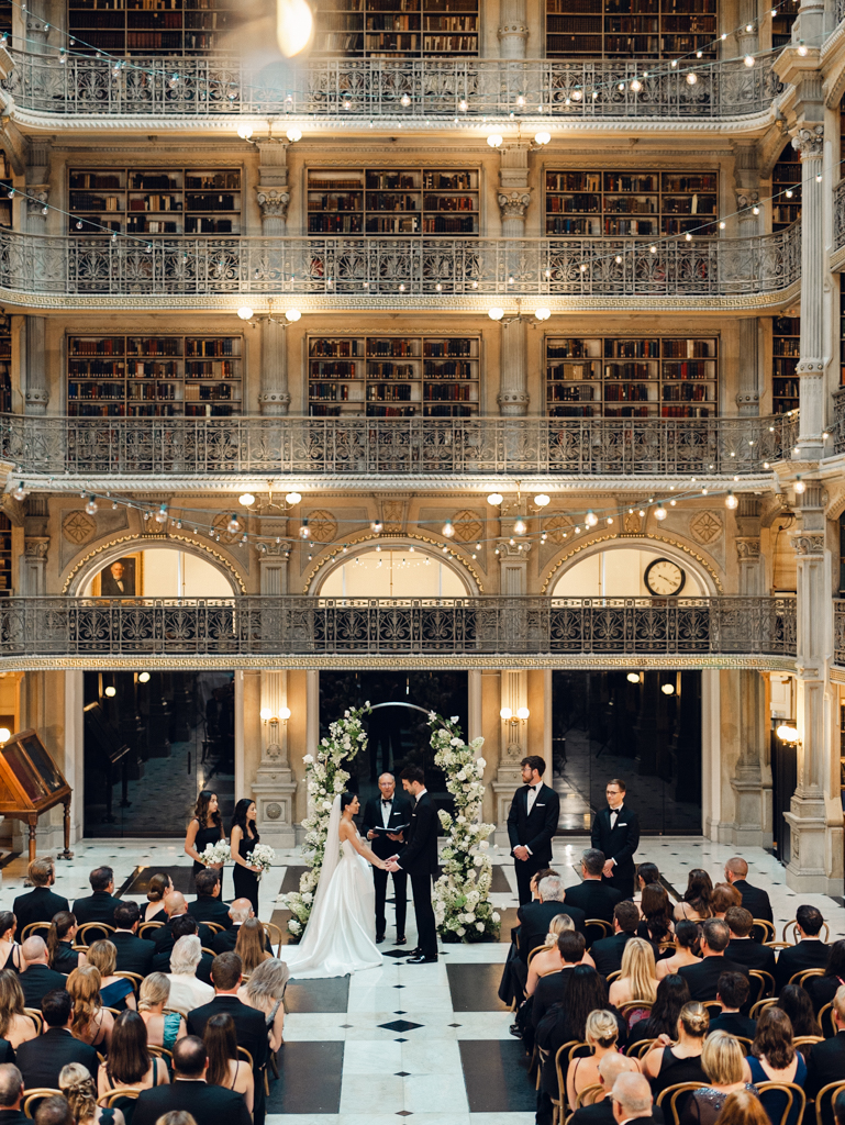 Unique Baltimore wedding venue - George Peabody Library