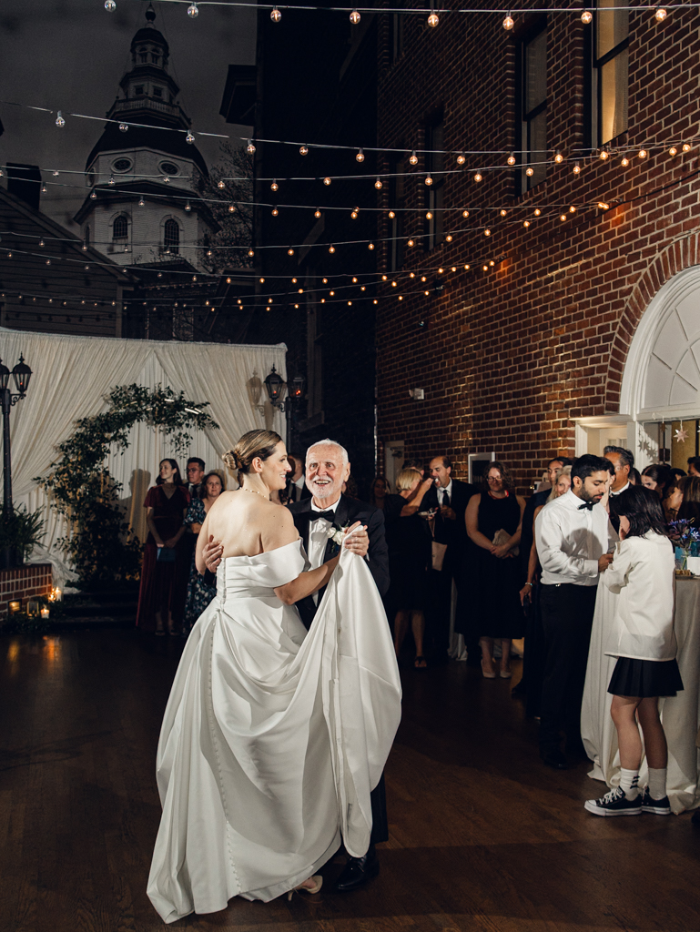 Governor Calvert House, Historic Inns of Annapolis reception on Annapolis wedding day