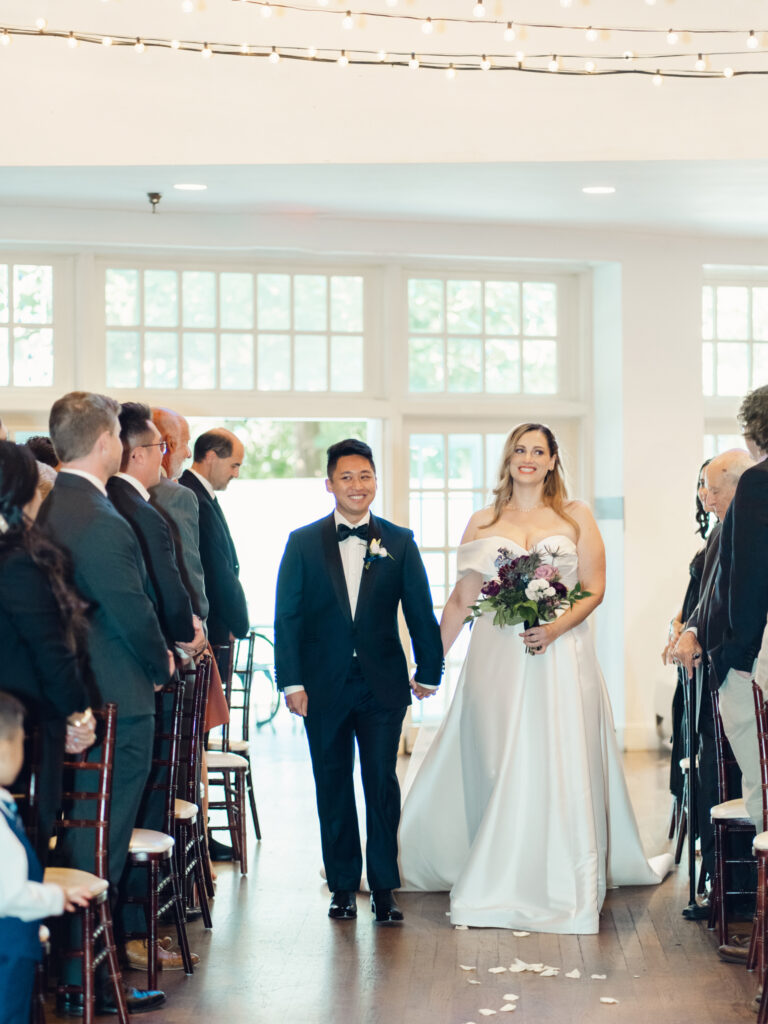 Tracie & Nick's ceremony on their Annapolis Wedding day at Governor Calvert House, Historic Inns of Annapolis