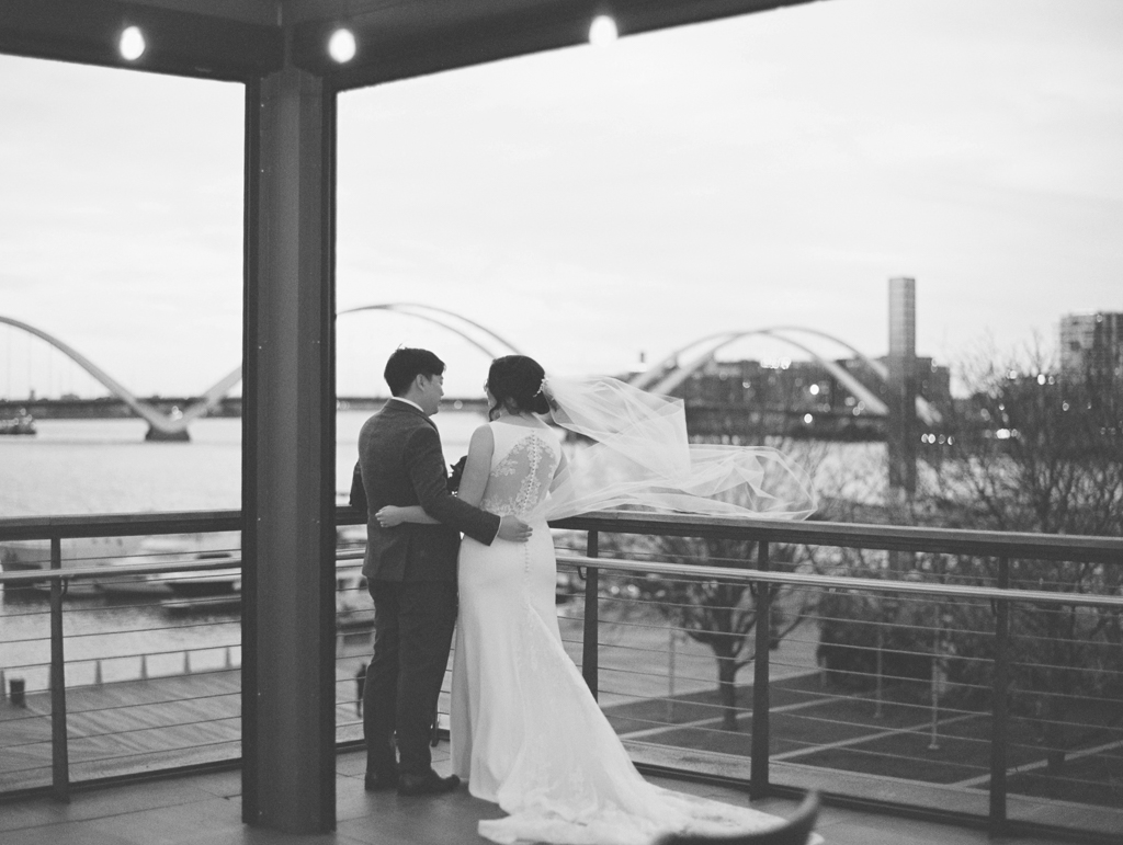 district winery wedding photo on film by dc film wedding photographer Nicole Simensky photography
